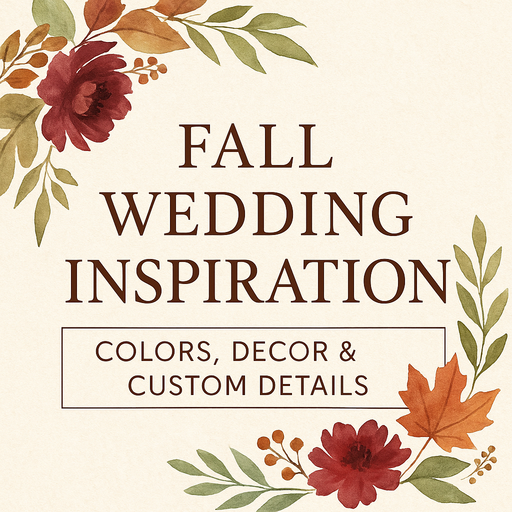 Fall Wedding Theme Inspiration | Ideas for Signs, Decor & More