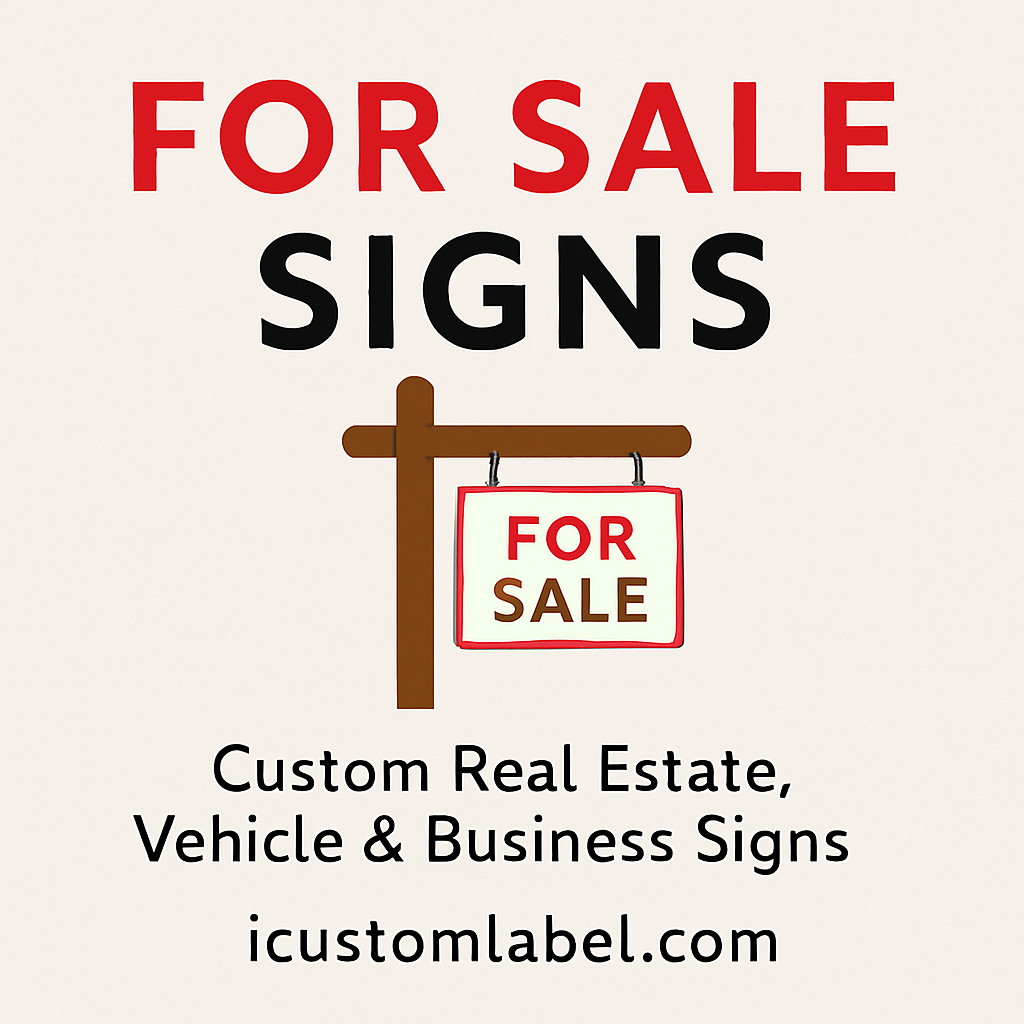 For Sale Signs | Custom Real Estate, Vehicle & Business Signs