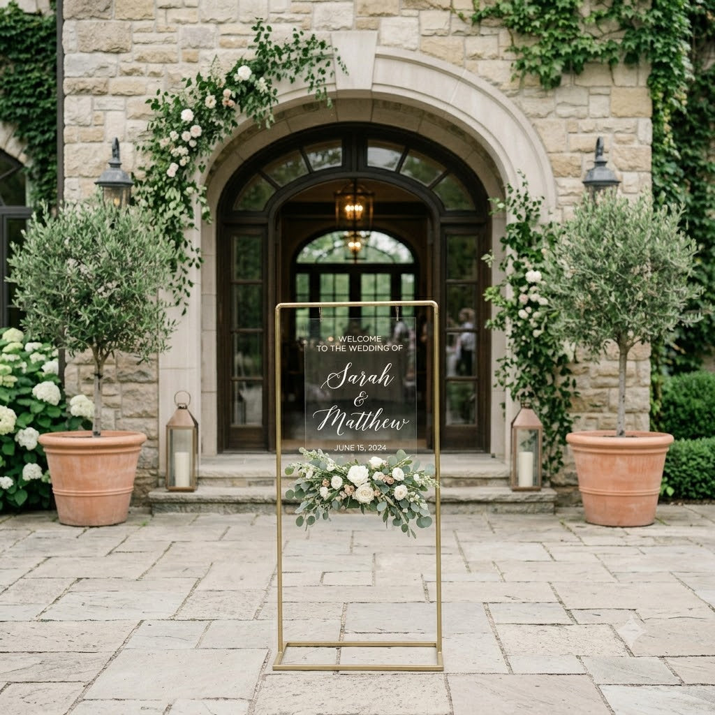 Modern & Elegant Wedding Welcome Sign Ideas For Every Style