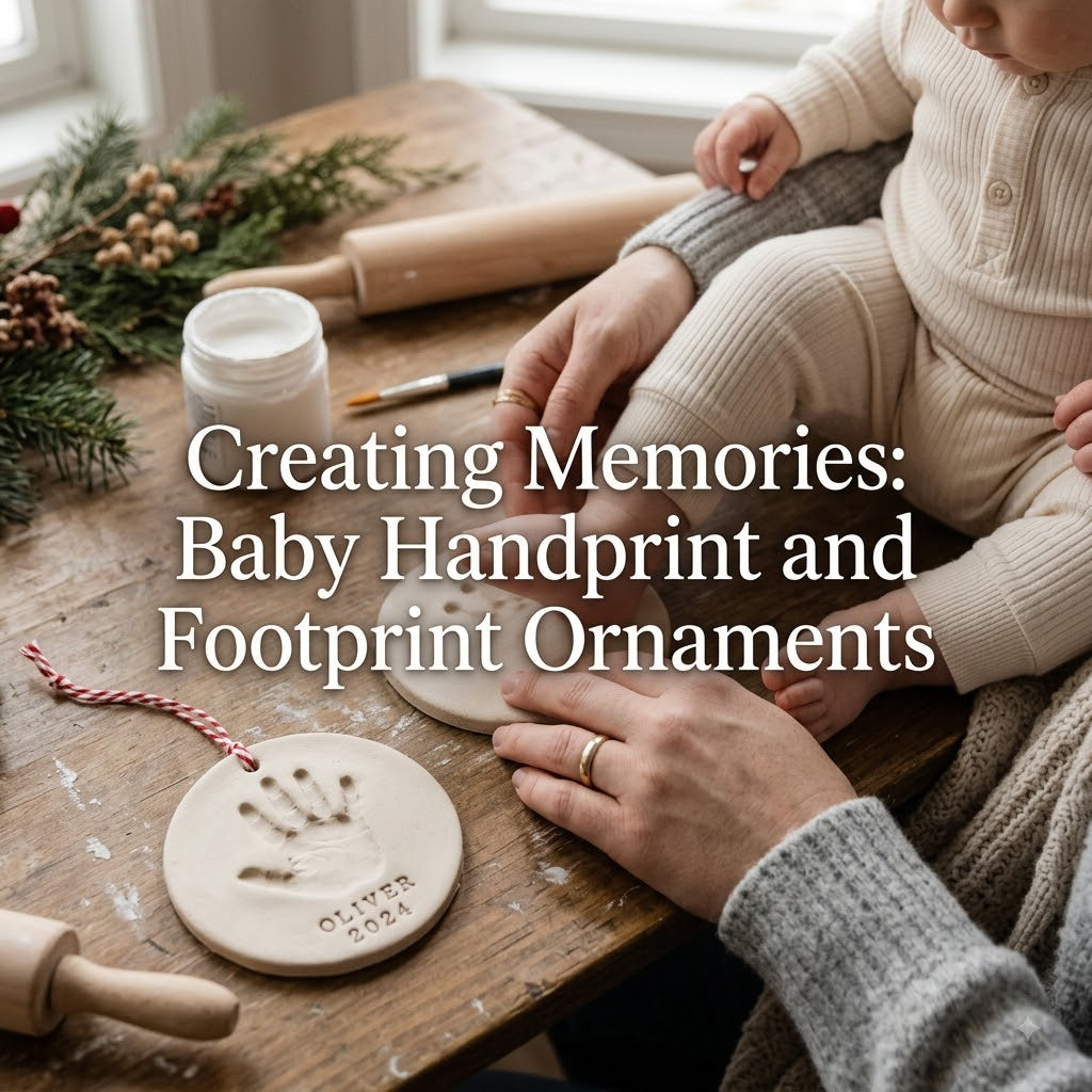 Creating Memories: Baby Handprint and Footprint Ornaments