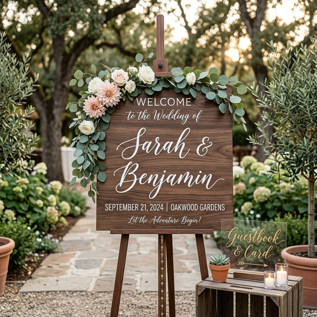 Personalized Wedding Name Signs: Custom Welcome Signs That Feel Like You