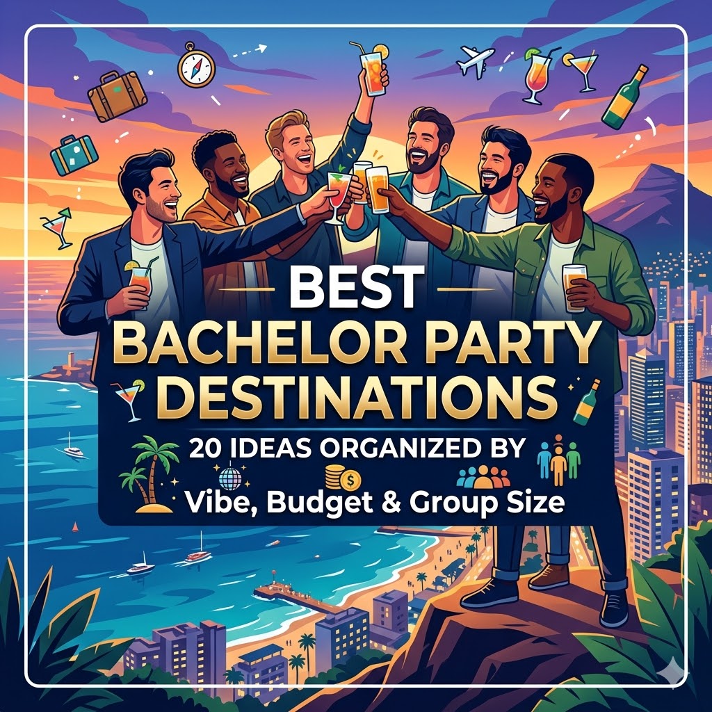 Best Bachelor Party Destinations: 20 Ideas Organized by Vibe, Budget & Group Size