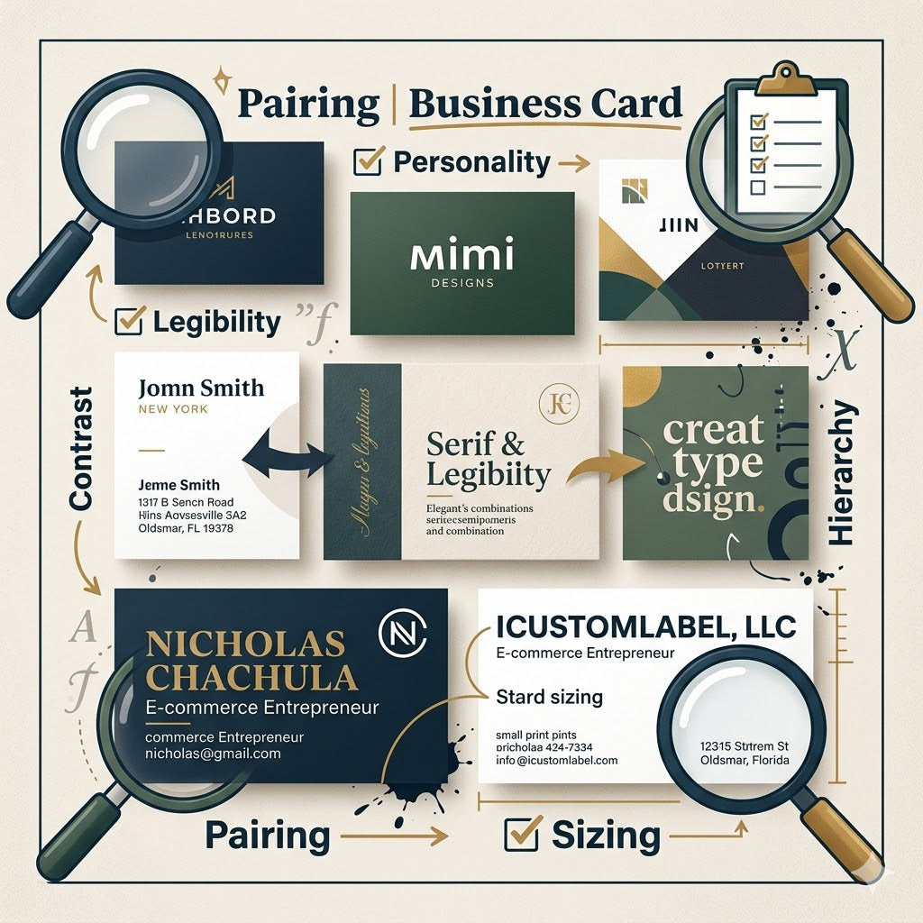 Best Font for Business Cards: The Complete Guide to Choosing, Pairing & Sizing Type That Works