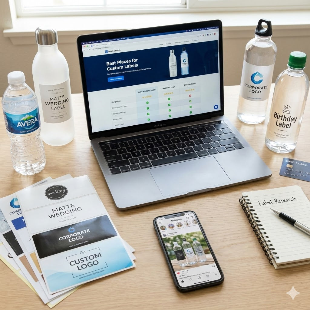 Best Places to Buy Custom Water Bottle Labels – Top Picks for Personal & Business Use