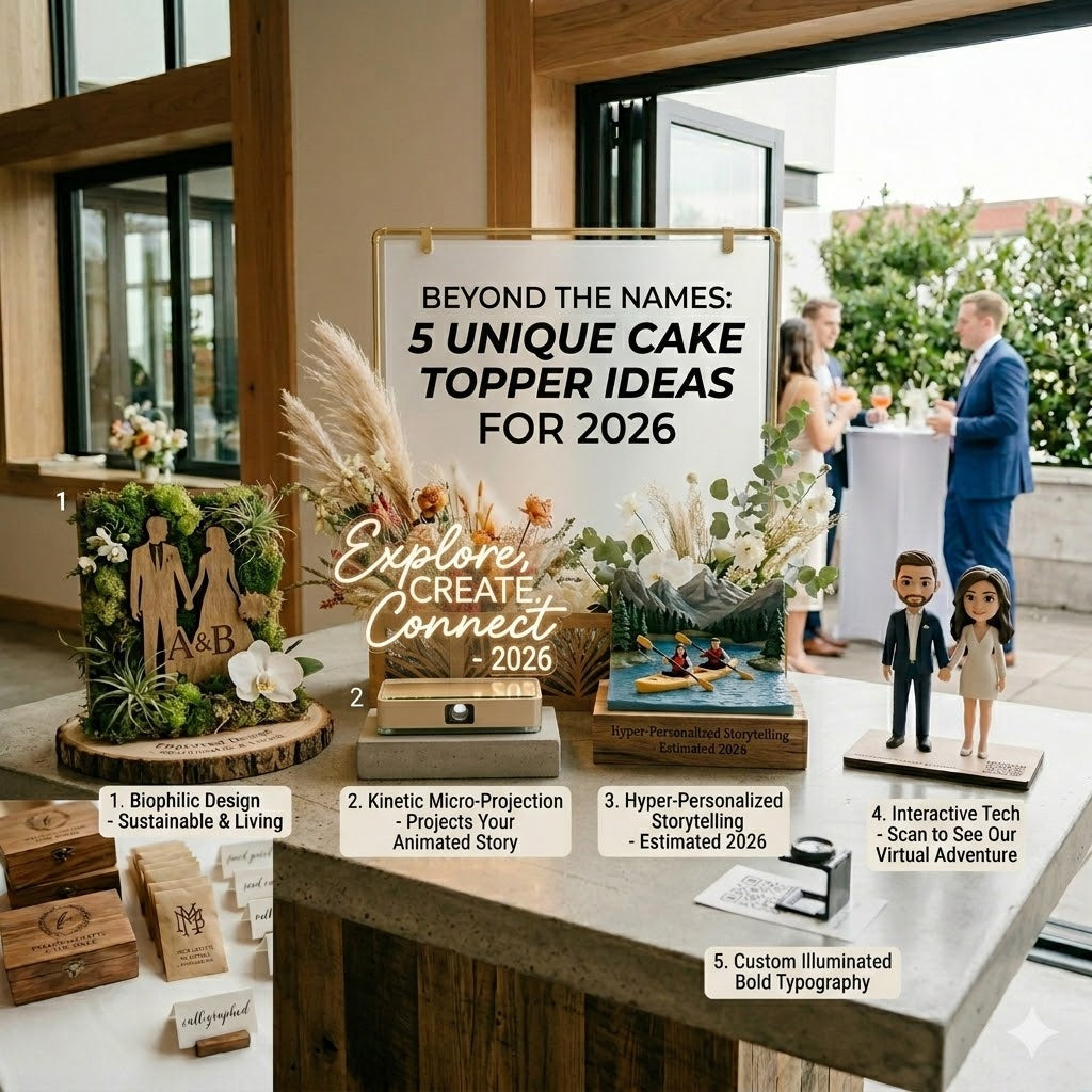 Beyond the Names: 5 Unique Cake Topper Ideas for 2026