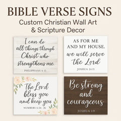 Bible Verse Signs That Inspire Your Space with Faith