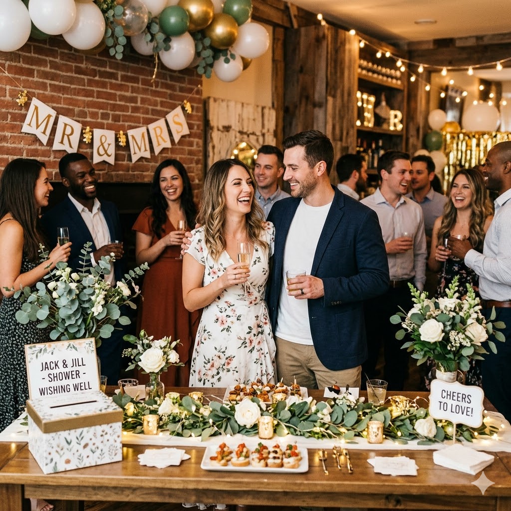 Co-Ed Wedding Shower Ideas: Planning the Perfect Couples Shower (Jack & Jill Party Guide)