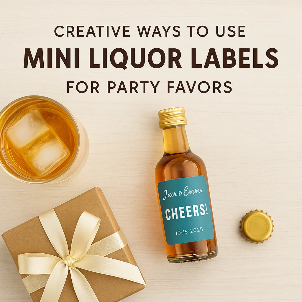 Creative Ways to Use Mini Liquor Labels for Party Favors