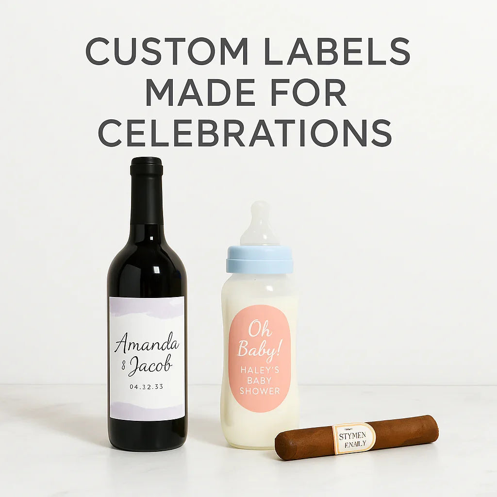 Custom Celebration Labels for Every Occasion