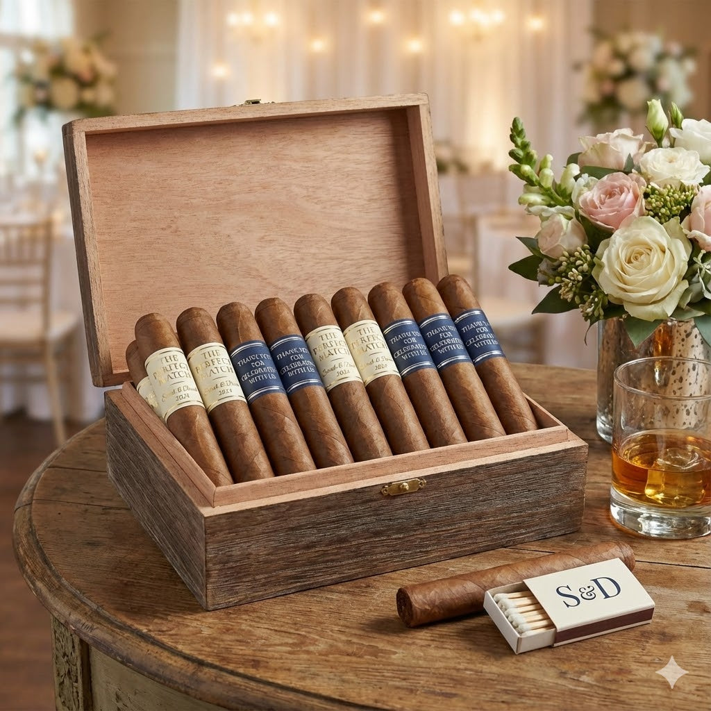 Custom Cigar Bands: The Perfect Gentleman’s Party Favor