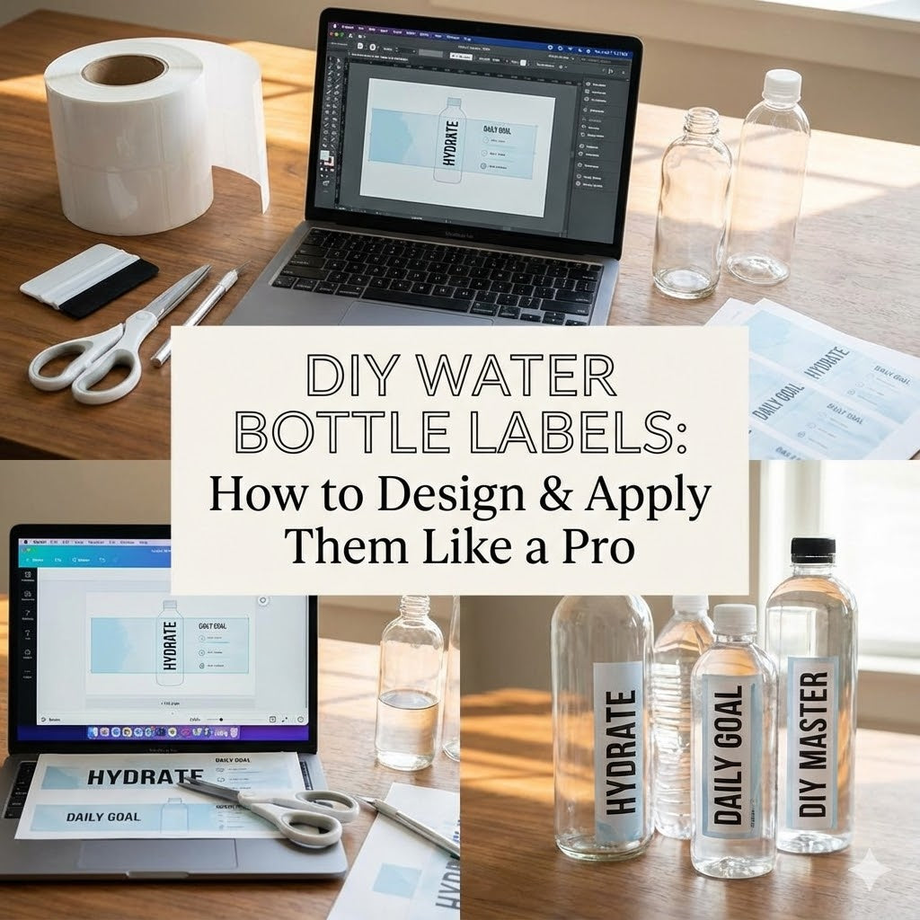 DIY Water Bottle Labels: How to Design & Apply Them Like a Pro