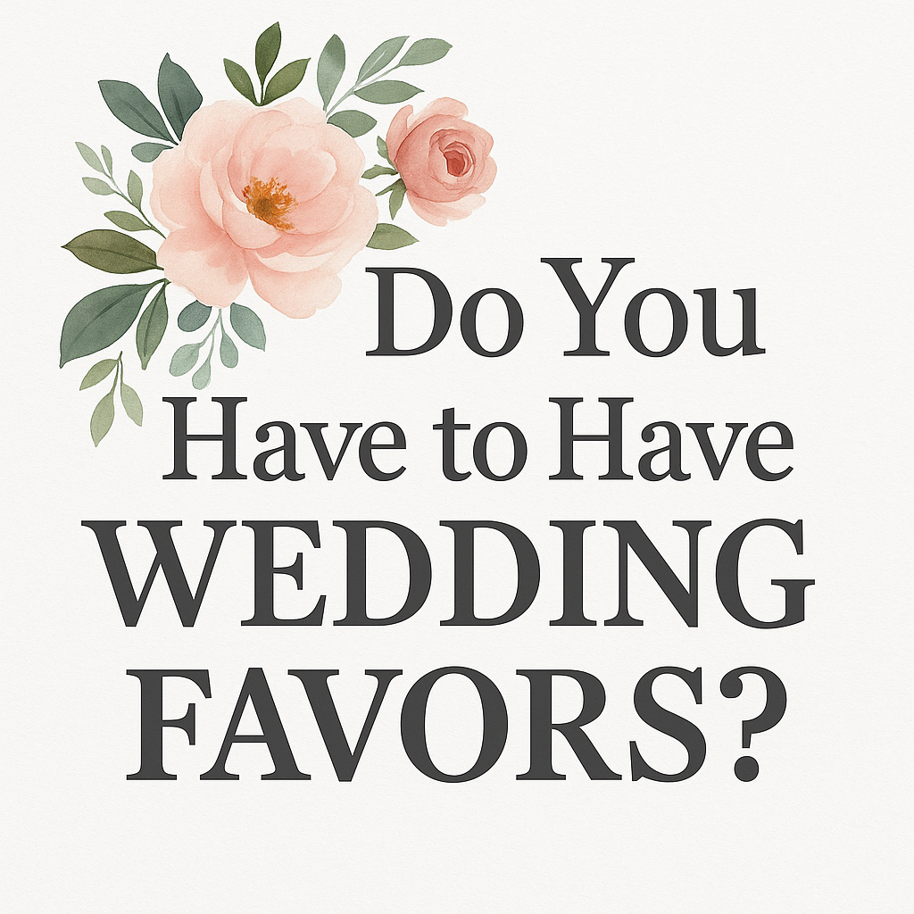 Do You Have to Have Wedding Favors? Pros, Cons & Alternatives