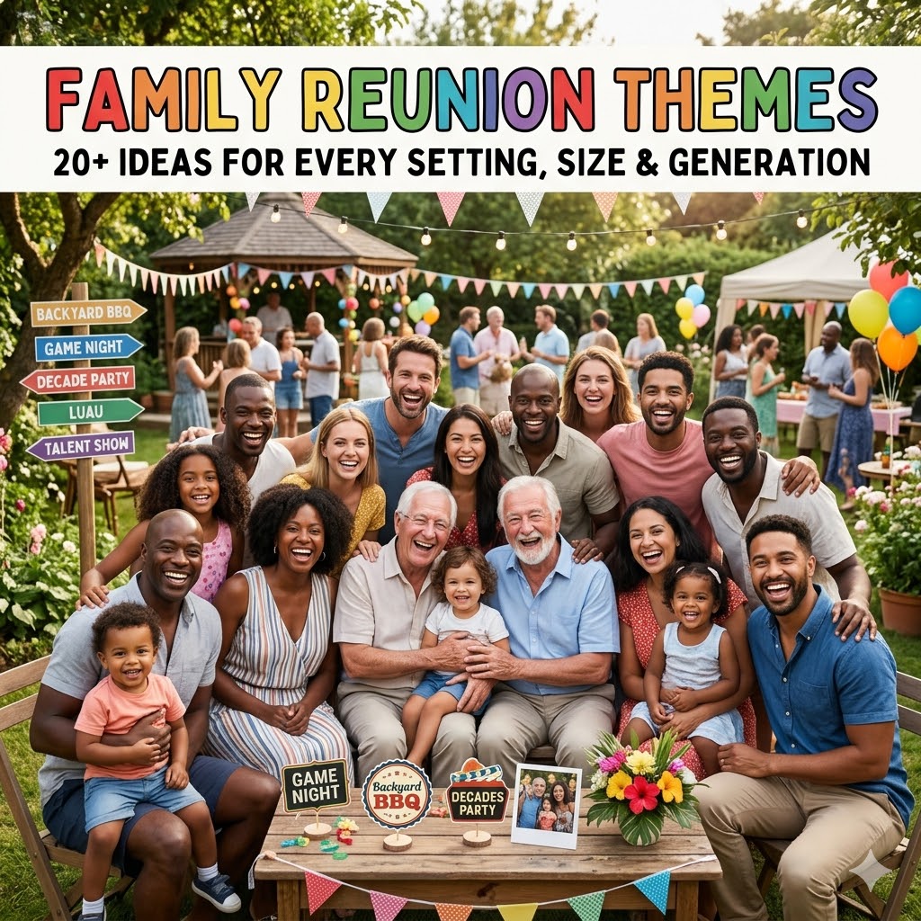 Family Reunion Themes: 20+ Ideas for Every Setting, Size & Generation