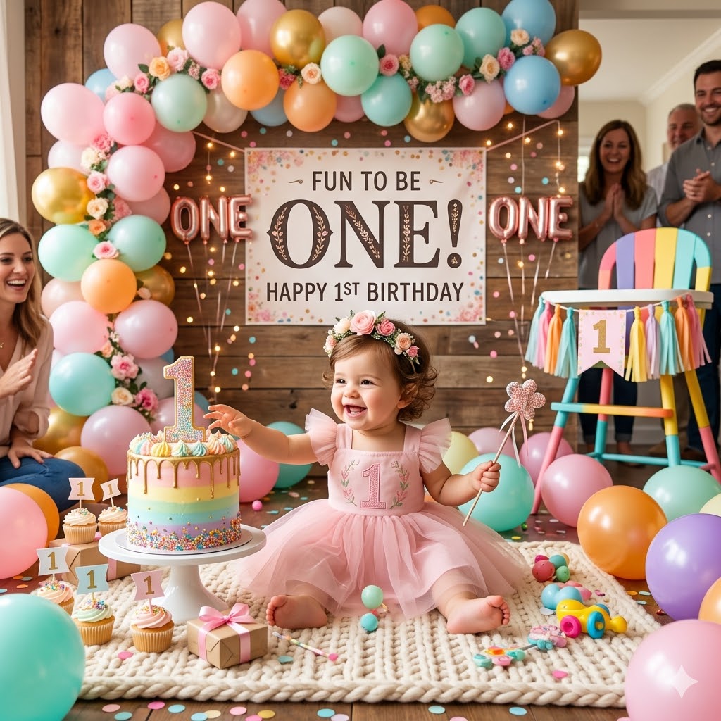 First Birthday Themes: 20+ Ideas for a "Fun to Be One" Party They'll Love