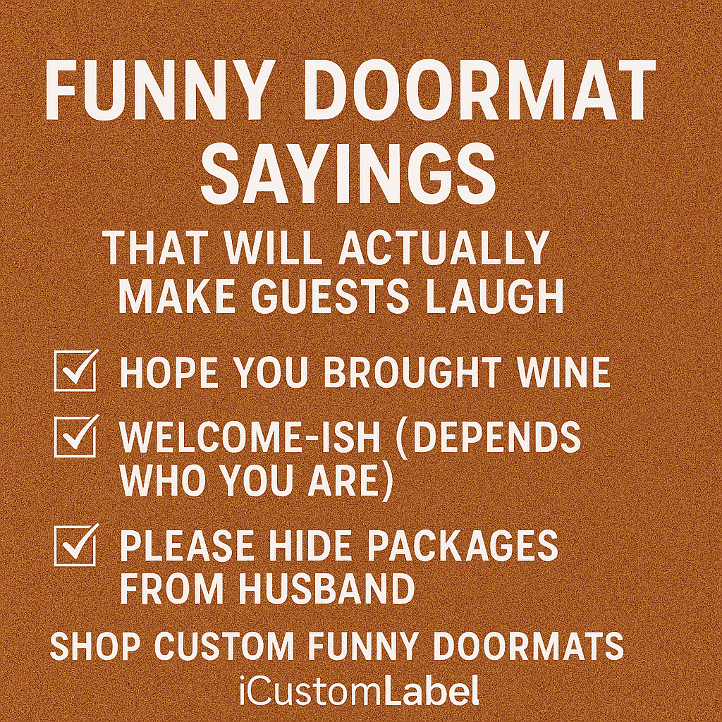 Funny Doormat Sayings That Will Actually Make Guests Laugh