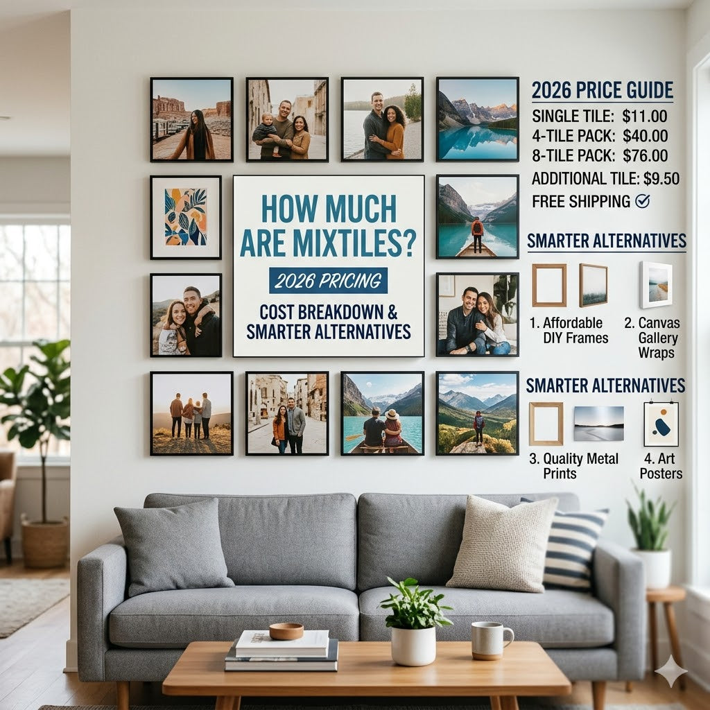 How Much Are Mixtiles? 2026 Pricing, Cost Breakdown & Smarter Alternatives for Your Walls
