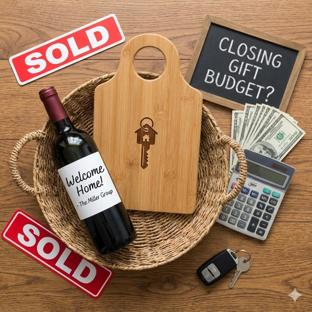 How much do realtors spend on closing gifts?