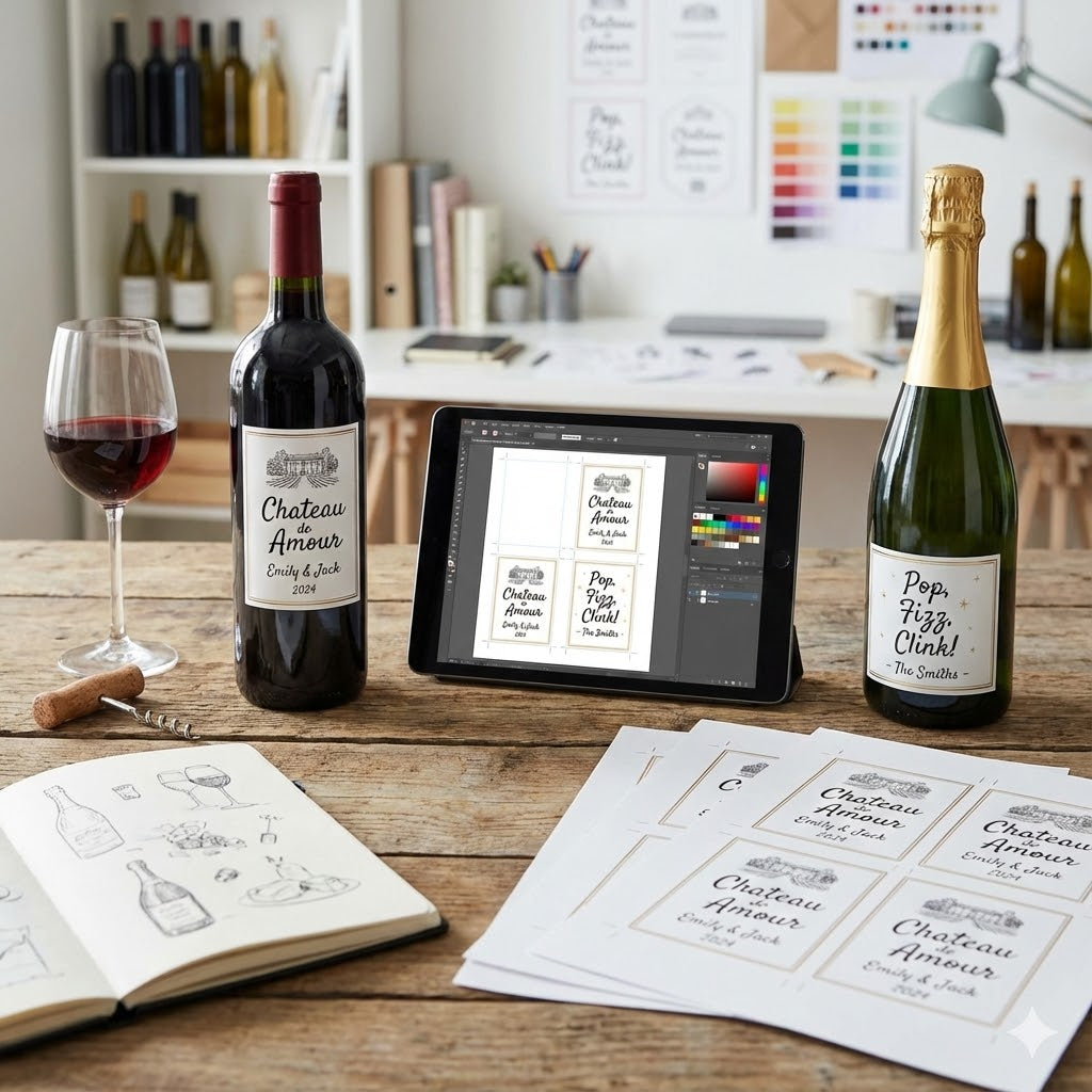 How to Design Your Own Custom Wine & Champagne Labels