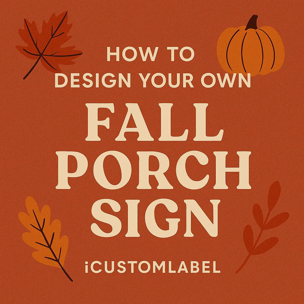 How to Design Your Own Fall Porch Sign
