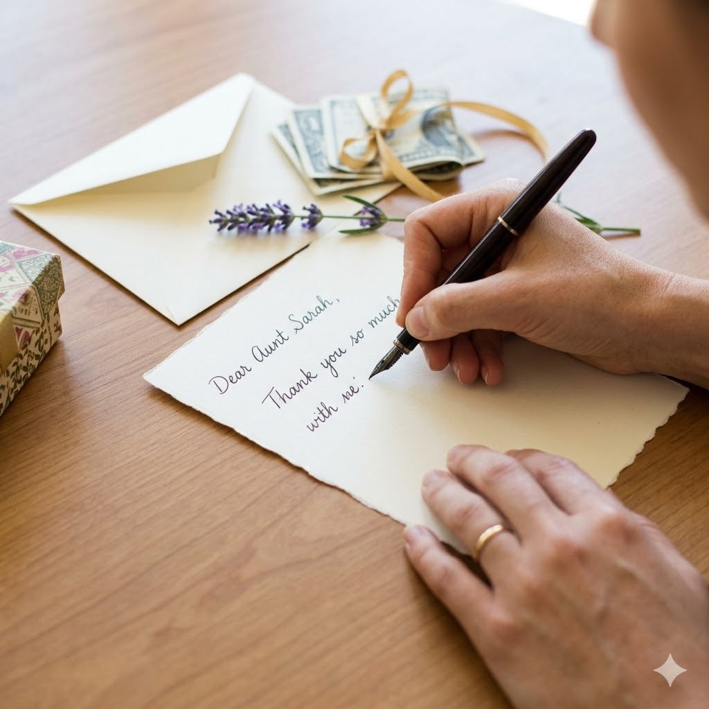 How to Write a Thank You Note for a Money Gift: 25+ Wording Examples for Every Occasion