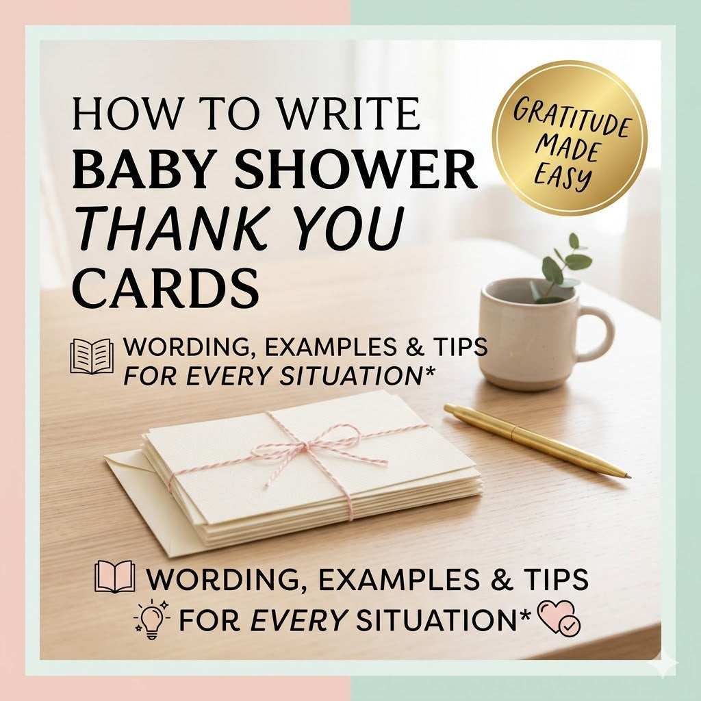 How to Write Baby Shower Thank You Cards: Wording, Examples & Tips for Every Situation