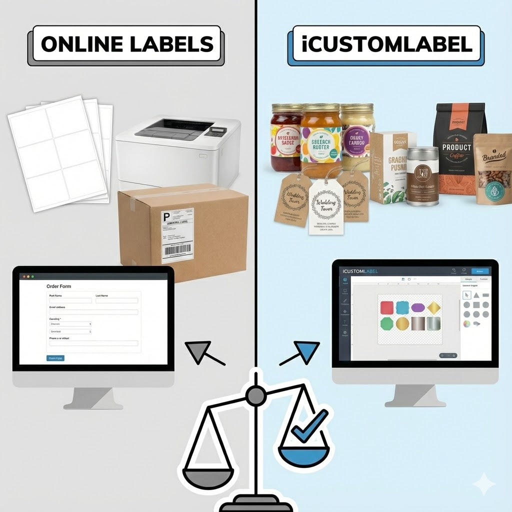 iCustomLabel vs. OnlineLabels | Which Custom Label Service Is Better?