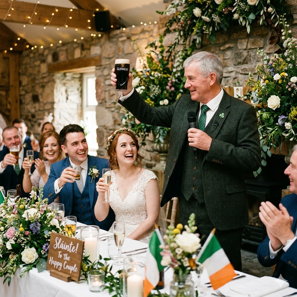 Irish Wedding Toasts: 20+ Examples, Wording & the Complete Guide to Irish Wedding Traditions