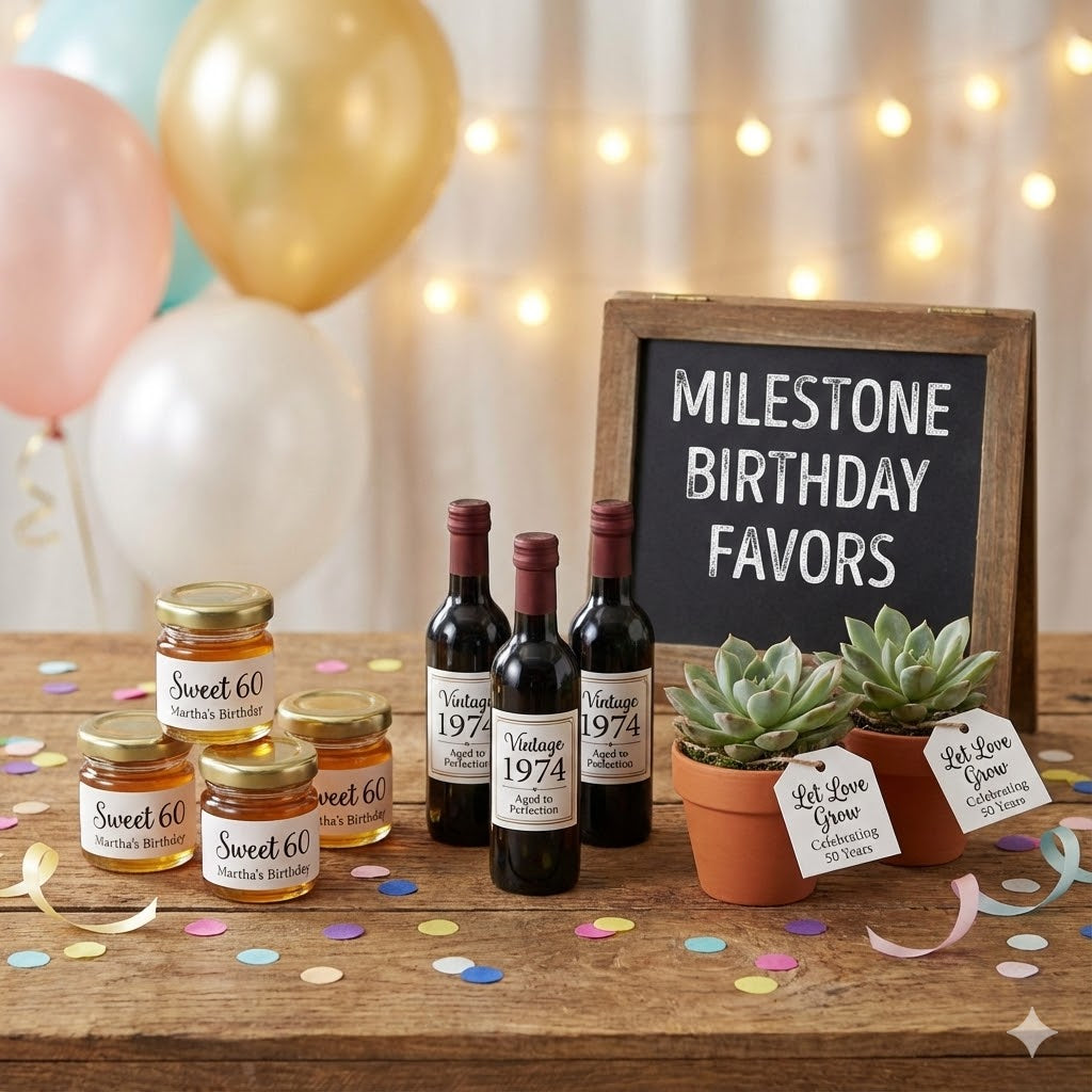 Milestone Birthday Party Favors: 21st, 30th, 40th & Beyond