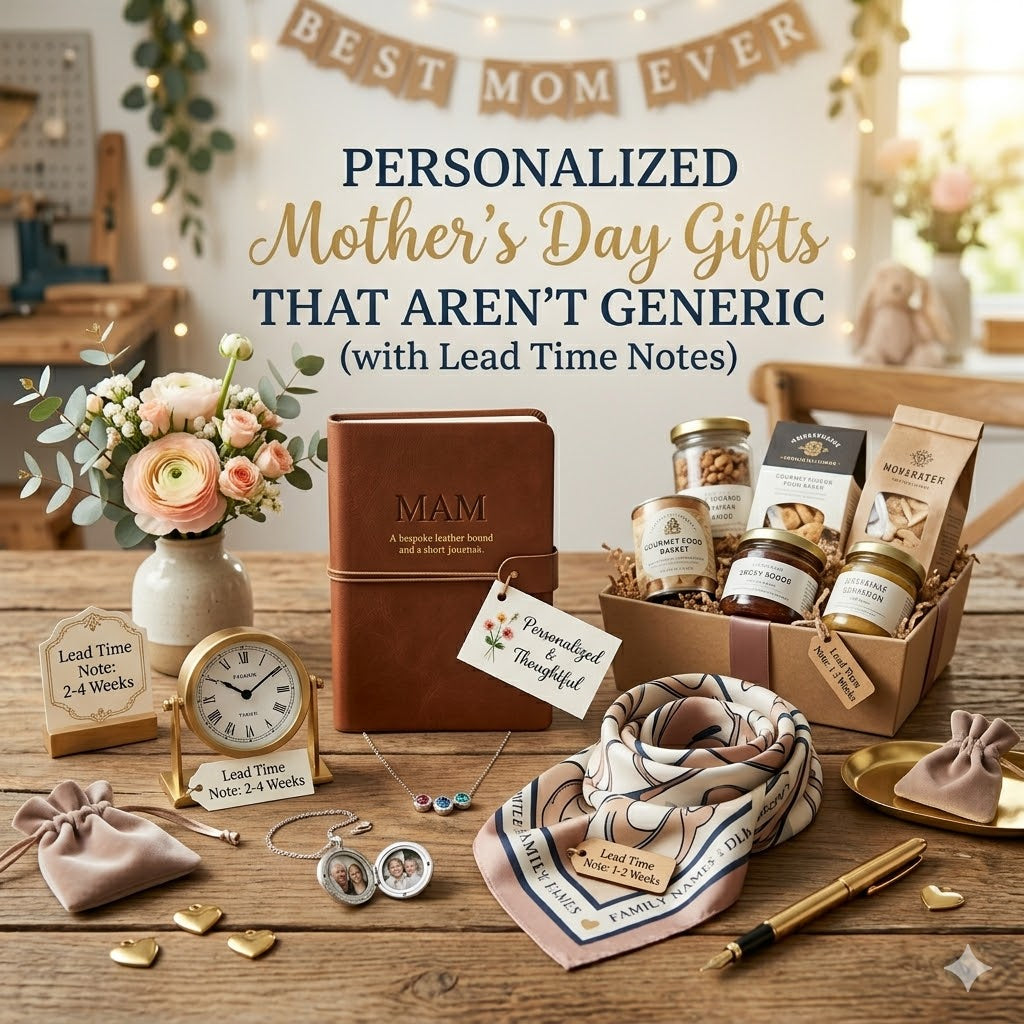 Personalized Mother's Day gifts that aren't generic (with lead time notes)