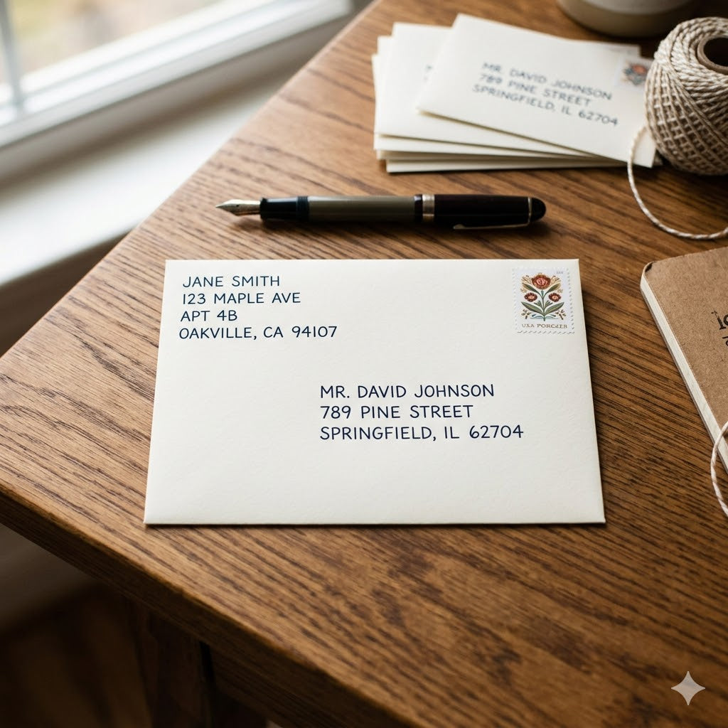 Return Address on Envelopes: How to Write It, Where It Goes & Everything Etiquette Says