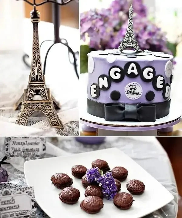 "Springtime in Paris" Engagement Party - iCustomLabel