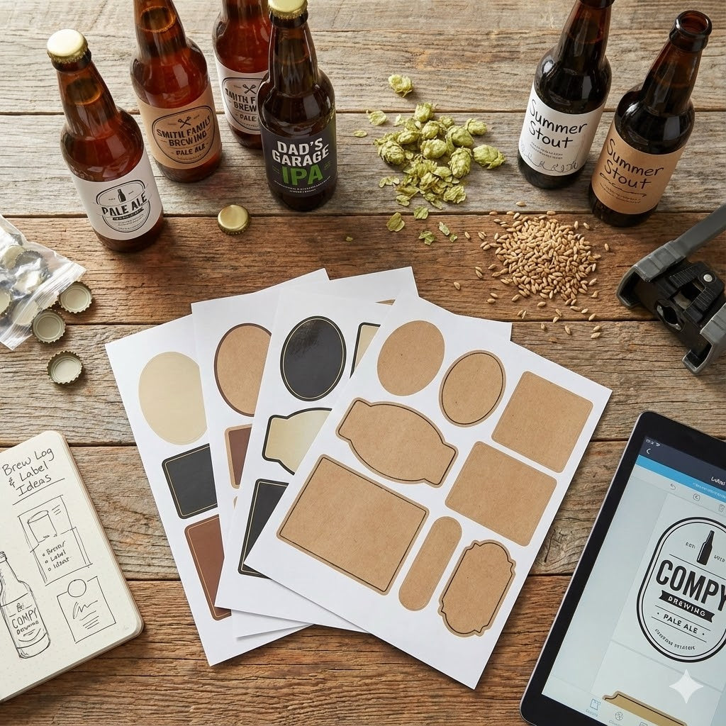 The Best Labels for Homebrewers: Custom Beer Bottle Labels