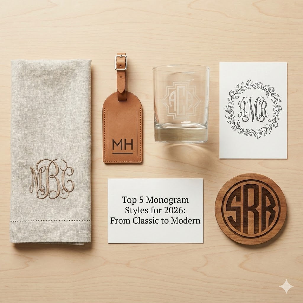Top 5 Monogram Styles for 2026: From Classic to Modern
