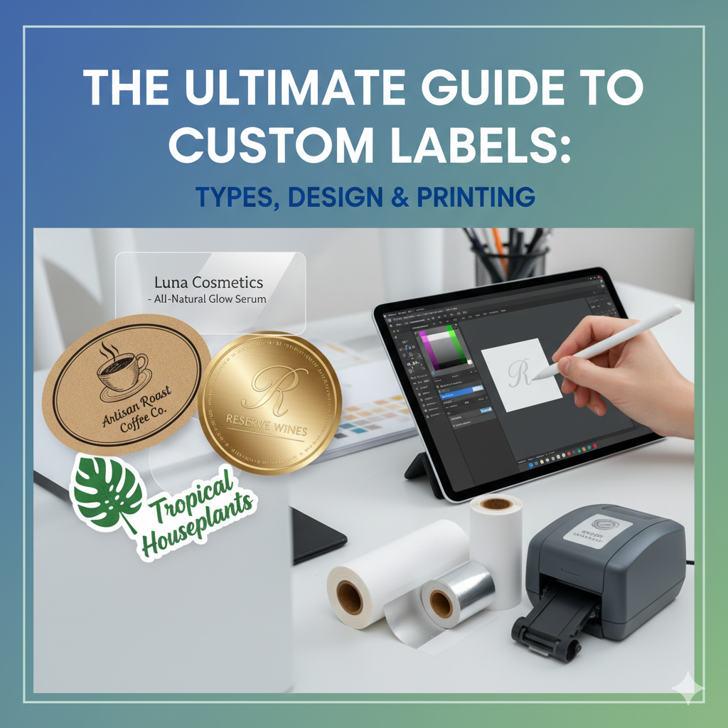 The Ultimate Guide to Custom Labels: Types, Design & Printing