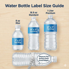 Water Bottle Label Size Guide: Find the Perfect Fit & Material