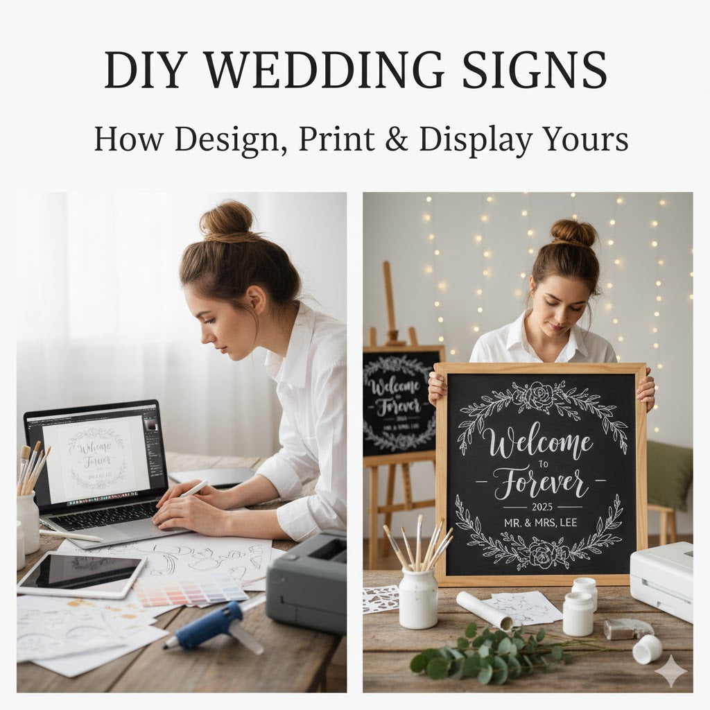 DIY Wedding Signs: How to Design, Print & Display Yours