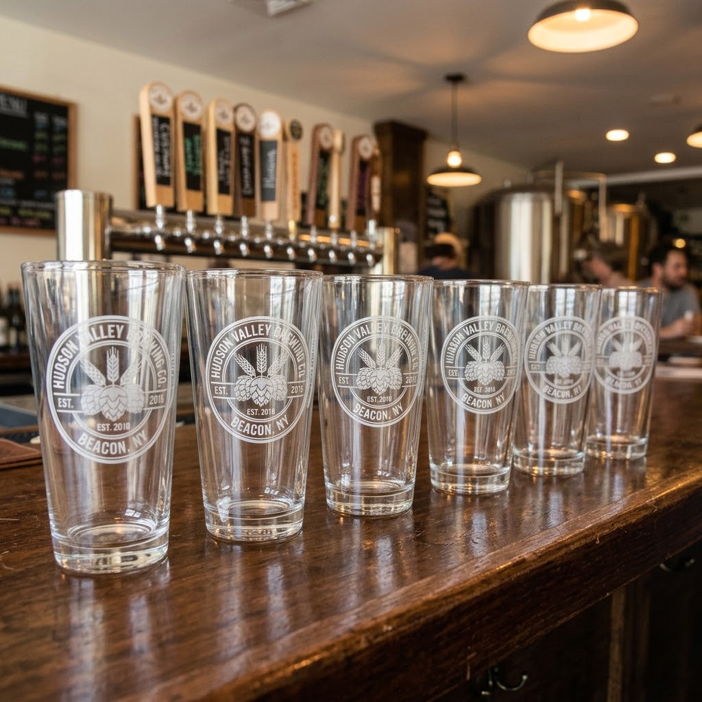 Custom Etched Glasses for Craft Breweries: The Complete B2B Buying Guide