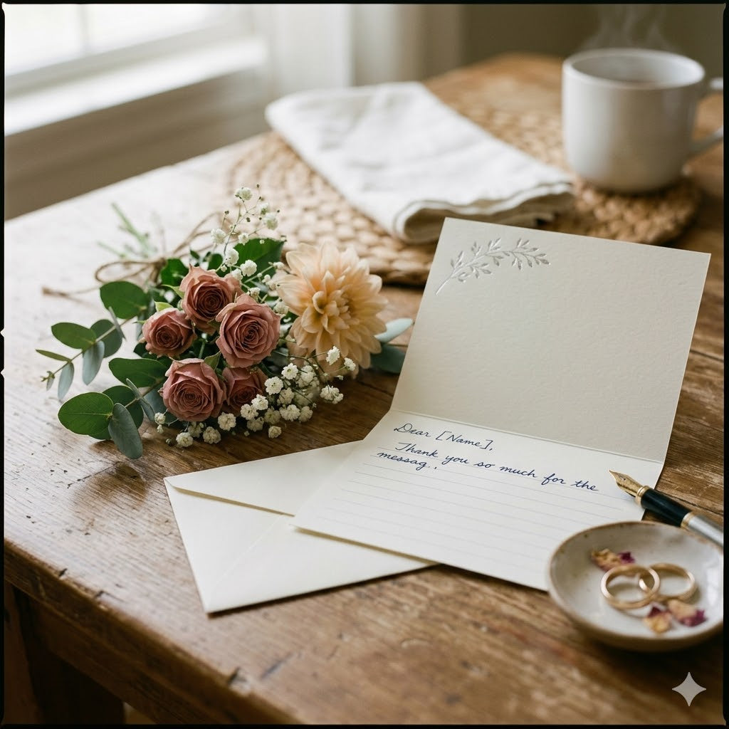 Wedding Thank You Messages: Heartfelt Wording Examples for Every Guest, Gift & Situation