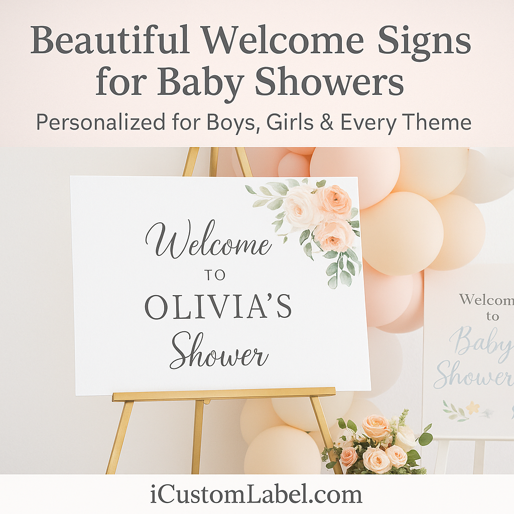 Welcome to Baby Shower Signs – Stylish Ideas for Every Theme