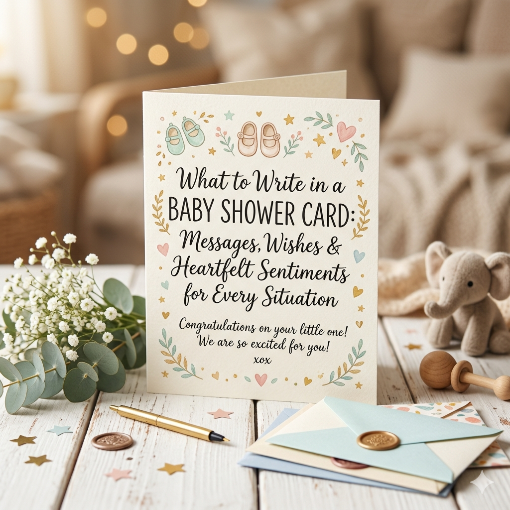 What to Write in a Baby Shower Card: Messages, Wishes & Heartfelt Sentiments for Every Situation