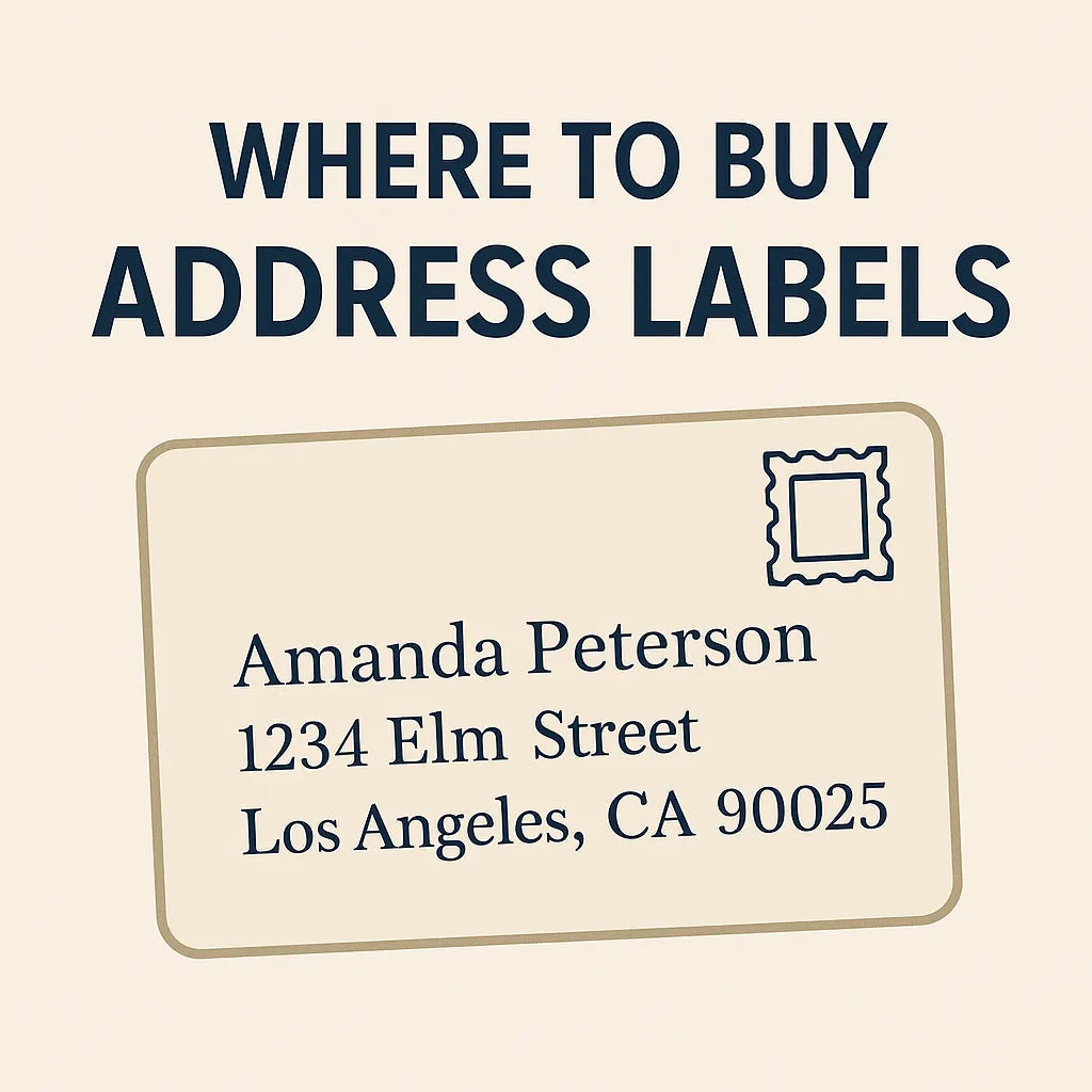 Where to Buy Address Labels – Custom & Personalized Options – iCustomLabel