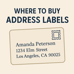 Where to Buy Address Labels: Custom, Bulk & Personalized Options