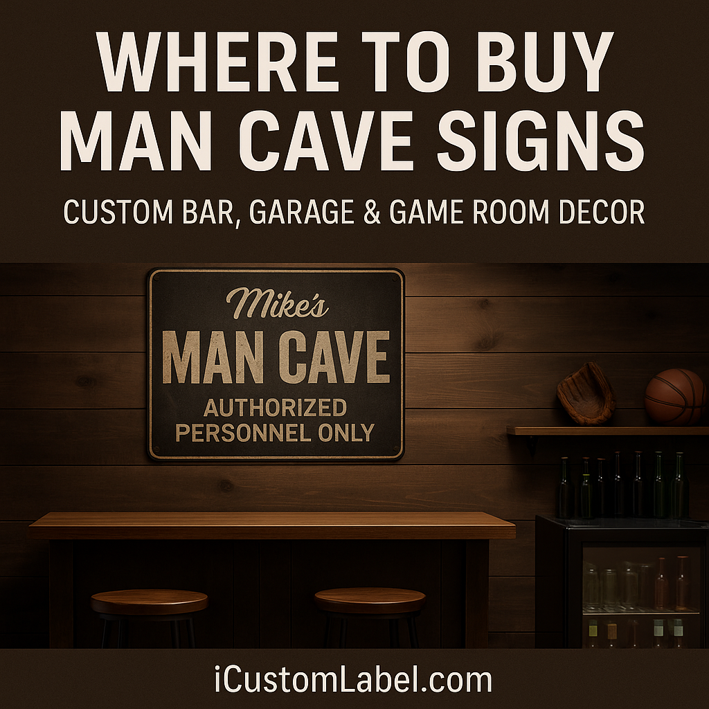 Where to Buy Man Cave Signs – Top Ideas & Custom Options
