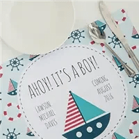 Baby Shower Placemats - iCustomLabel