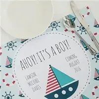 Baby Shower Placemats - iCustomLabel