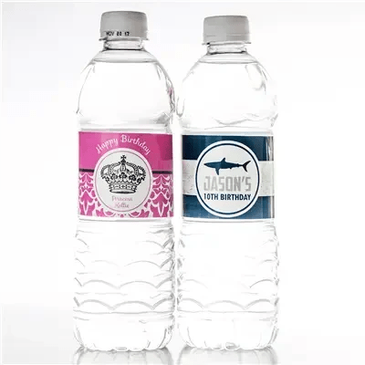 Birthday Water Bottle Labels - iCustomLabel