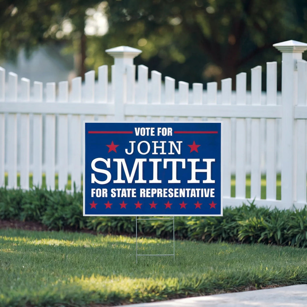 Political Yard Signs | Custom Campaign Signs for Elections - iCustomLabel