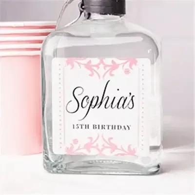 Custom Quinceañera Labels & Decorations – Personalized Party Favors