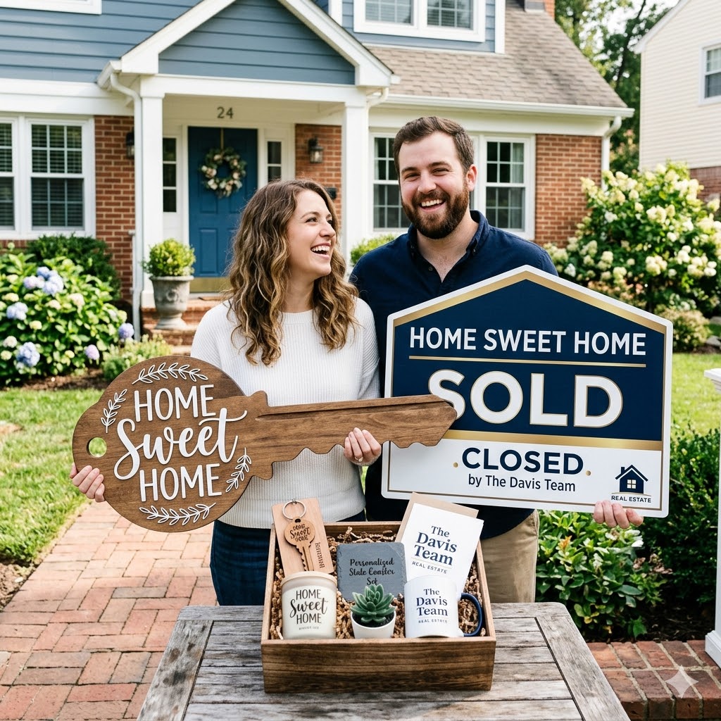 Custom Real Estate Key Signs, Sold Signs & Closing Gifts