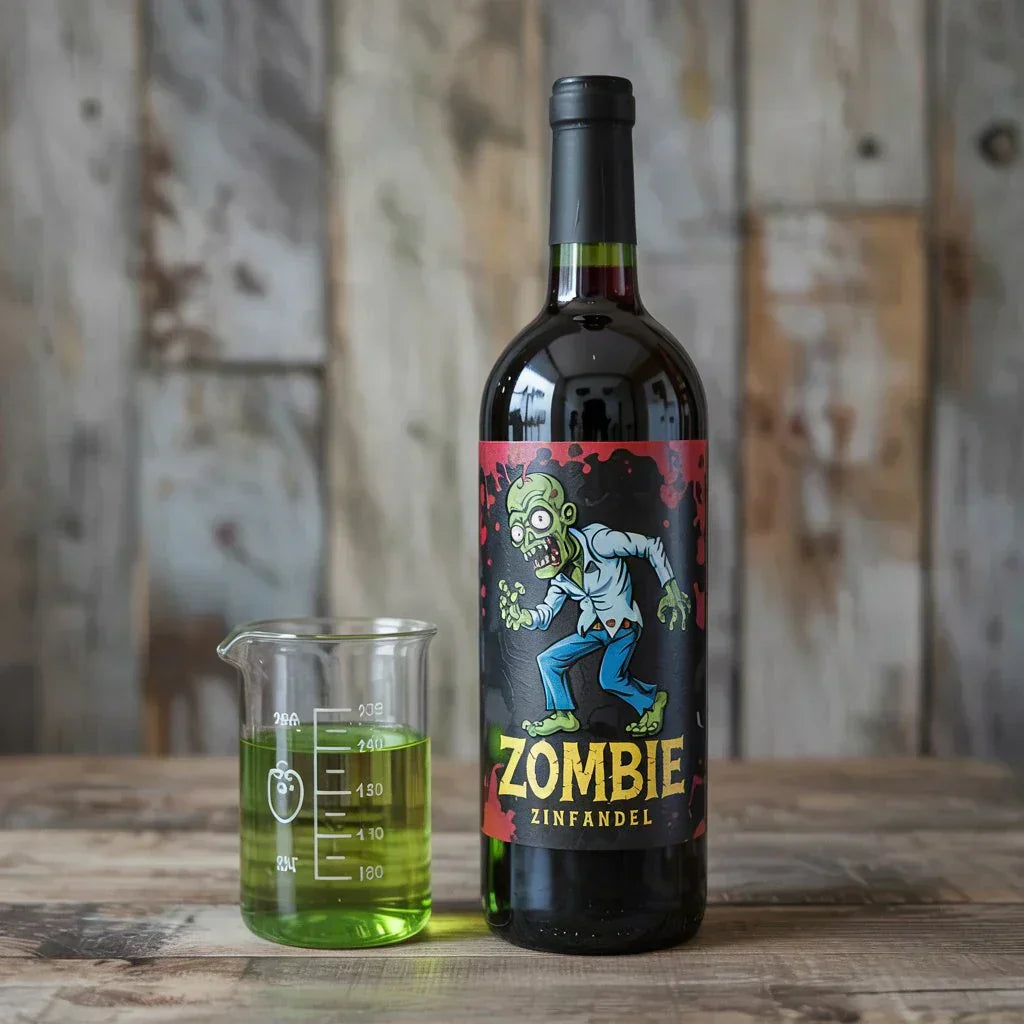 Halloween Wine Labels – Personalized Spooky Bottle Stickers – iCustomLabel